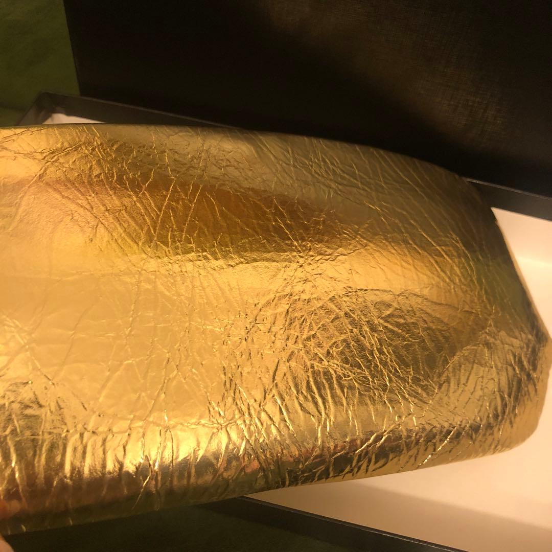 新品！カワカワ kawakawa 長財布　サイフ！ゴールド　金色