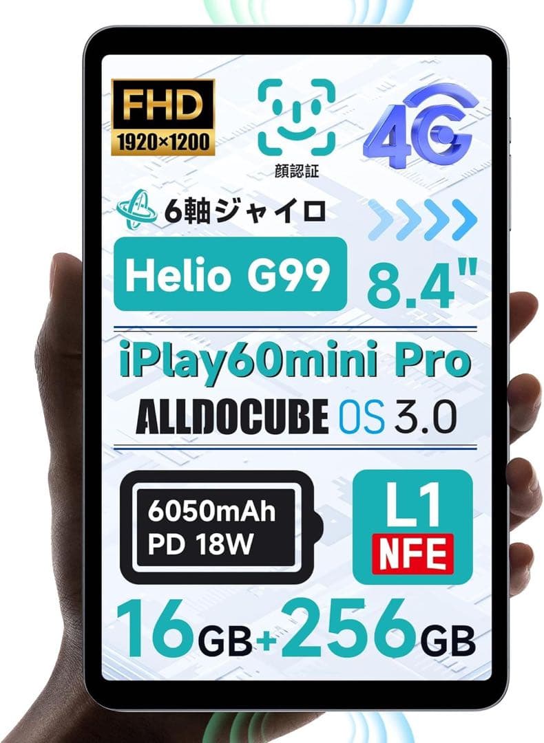 S*r様 ALLDOCUBE iPlay60mini Pro 256GB タブレ