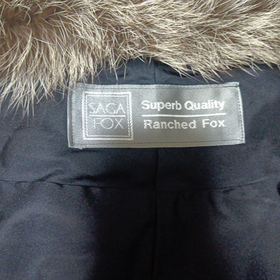 SAGA FOX　超大判ストール　ショール　シルバーフォックス