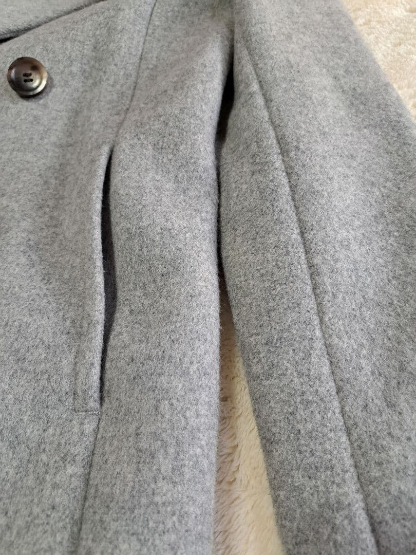23区 ピーコート ウール100% グレー 40 ダブル 美品