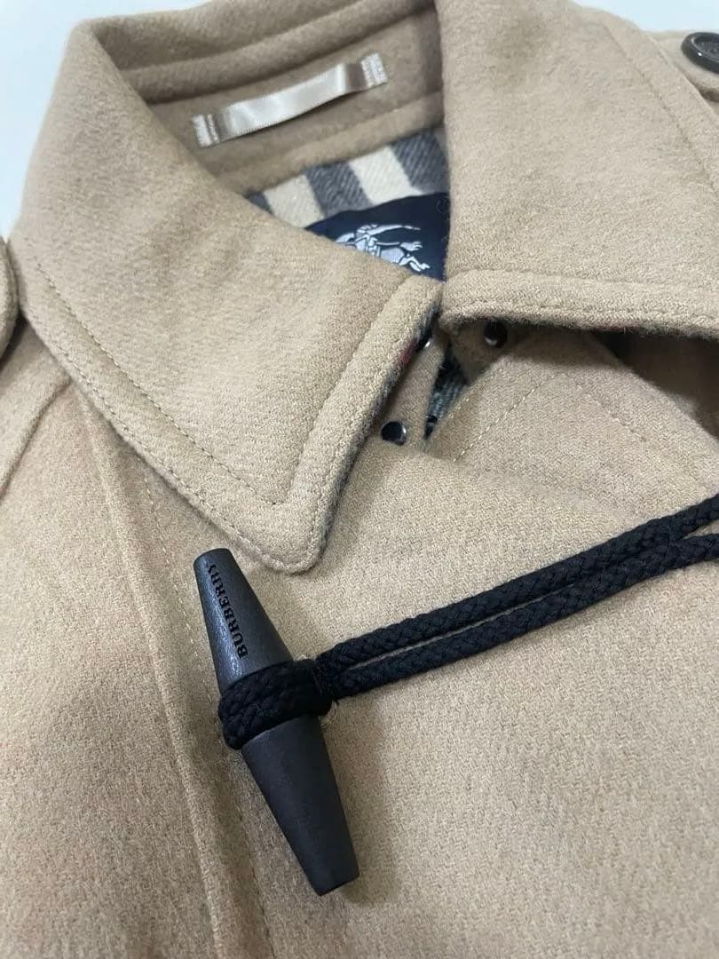 バーバリーロンドン ポンチョ ダッフル コート FREE メガチェック