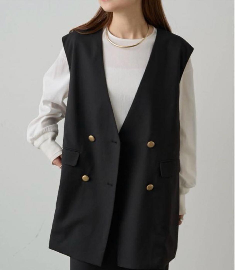 ピュアルセシン TRダブルデザインジレベスト ブラック