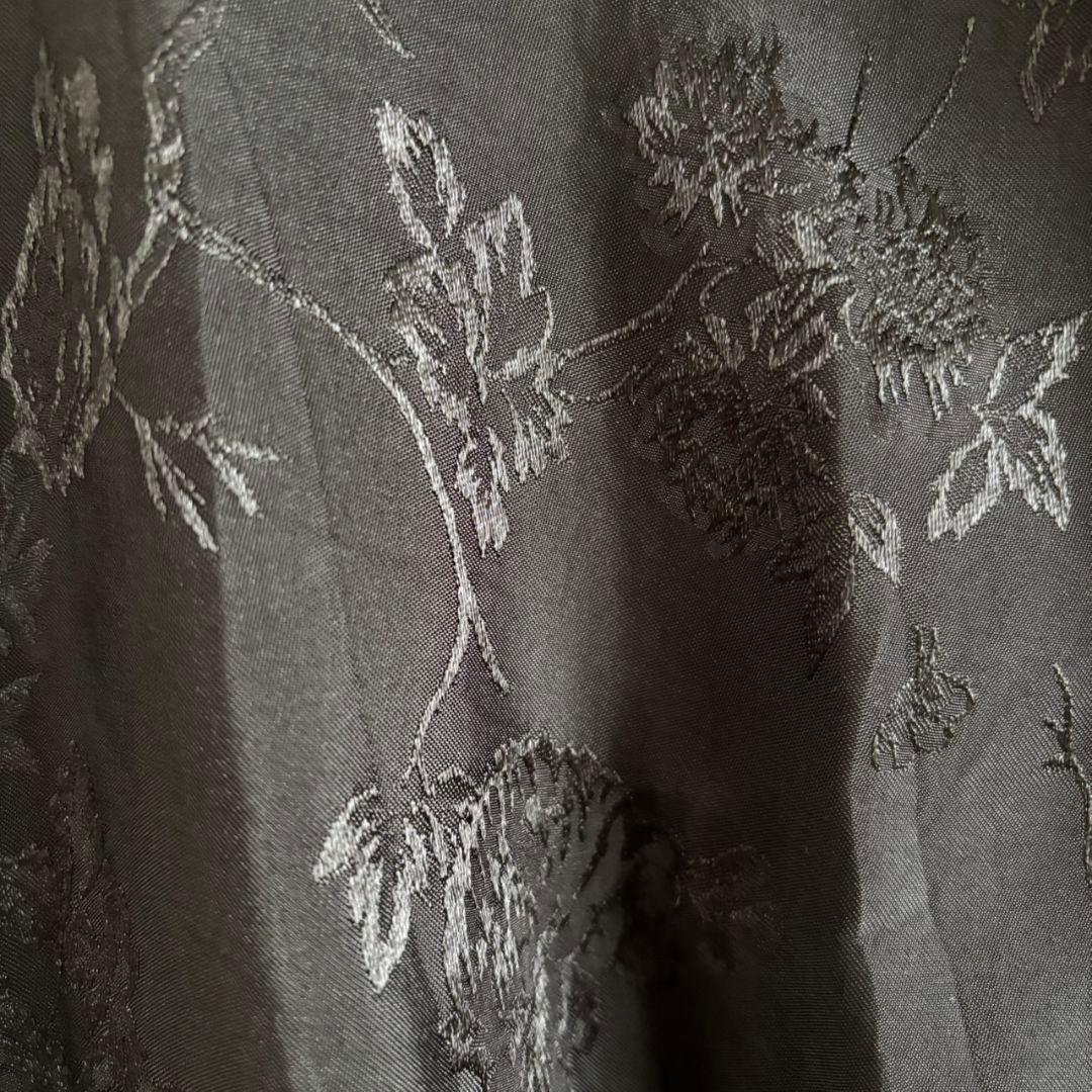 週末限定セール中！ 美品 Ameri サテンジャガード フラワーワンピース