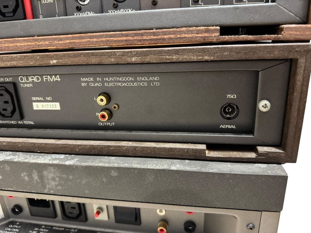 QUAD 606 FM4チューナー　QUAD44プリアンプ