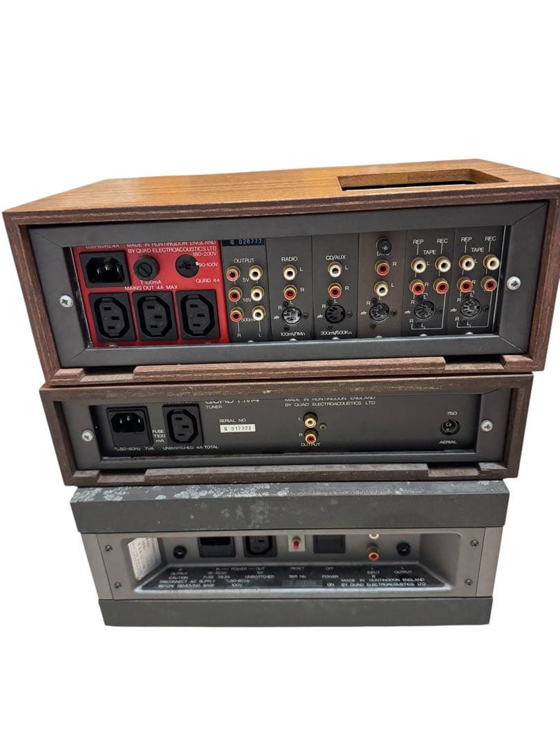 QUAD 606 FM4チューナー　QUAD44プリアンプ