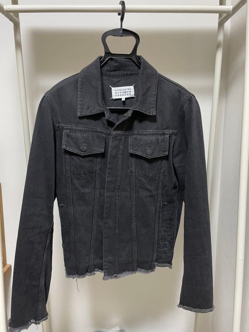 Mason Margielaブラックデニムジャケット サイズ44