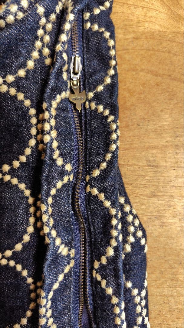 mina perhonen　tambourine　麻デニム　ミナペルホネン