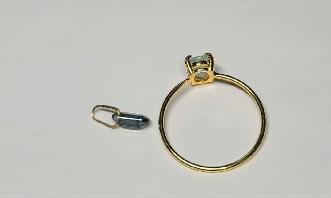 かおかお★天然ライトブルートルマリン、ブルースピネル★オーダー