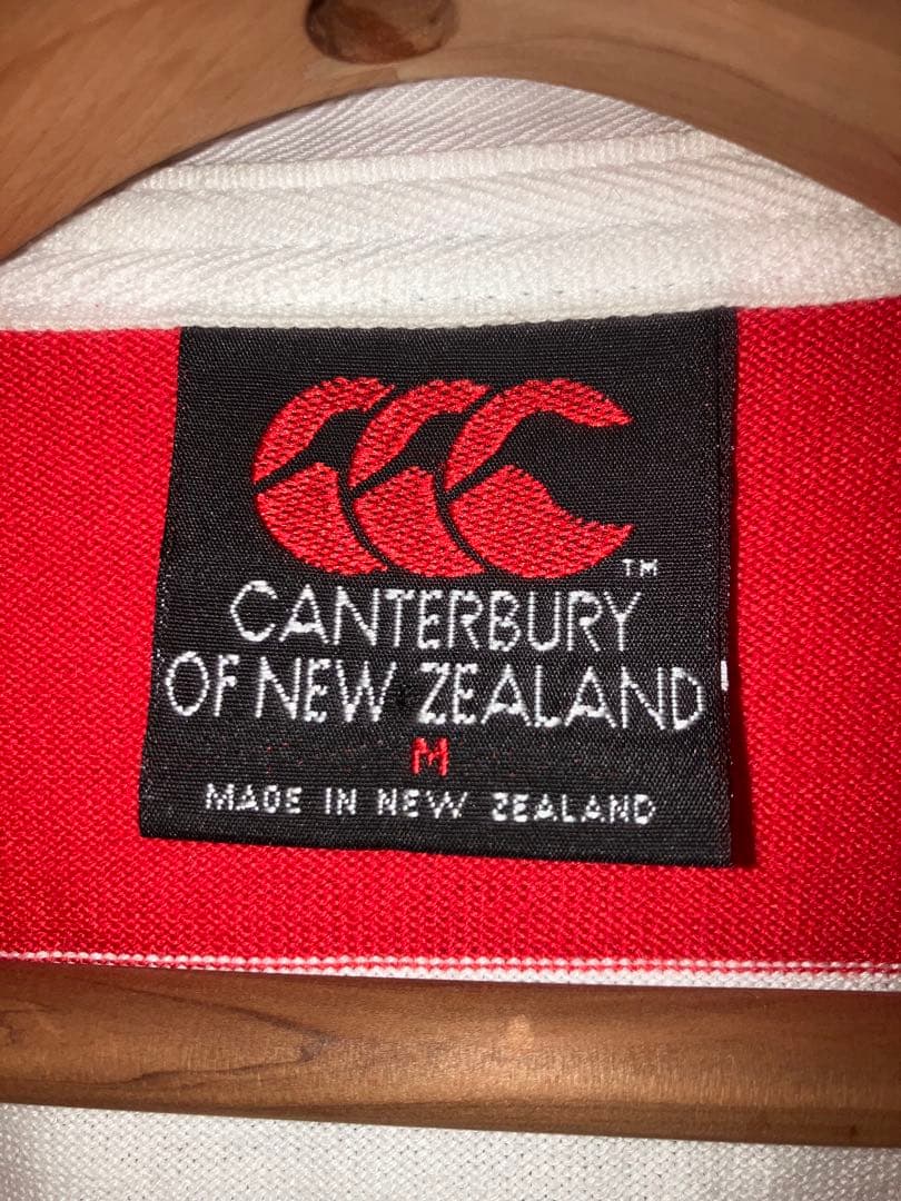 ラガーシャツ M 赤白　ラグビー日本代表