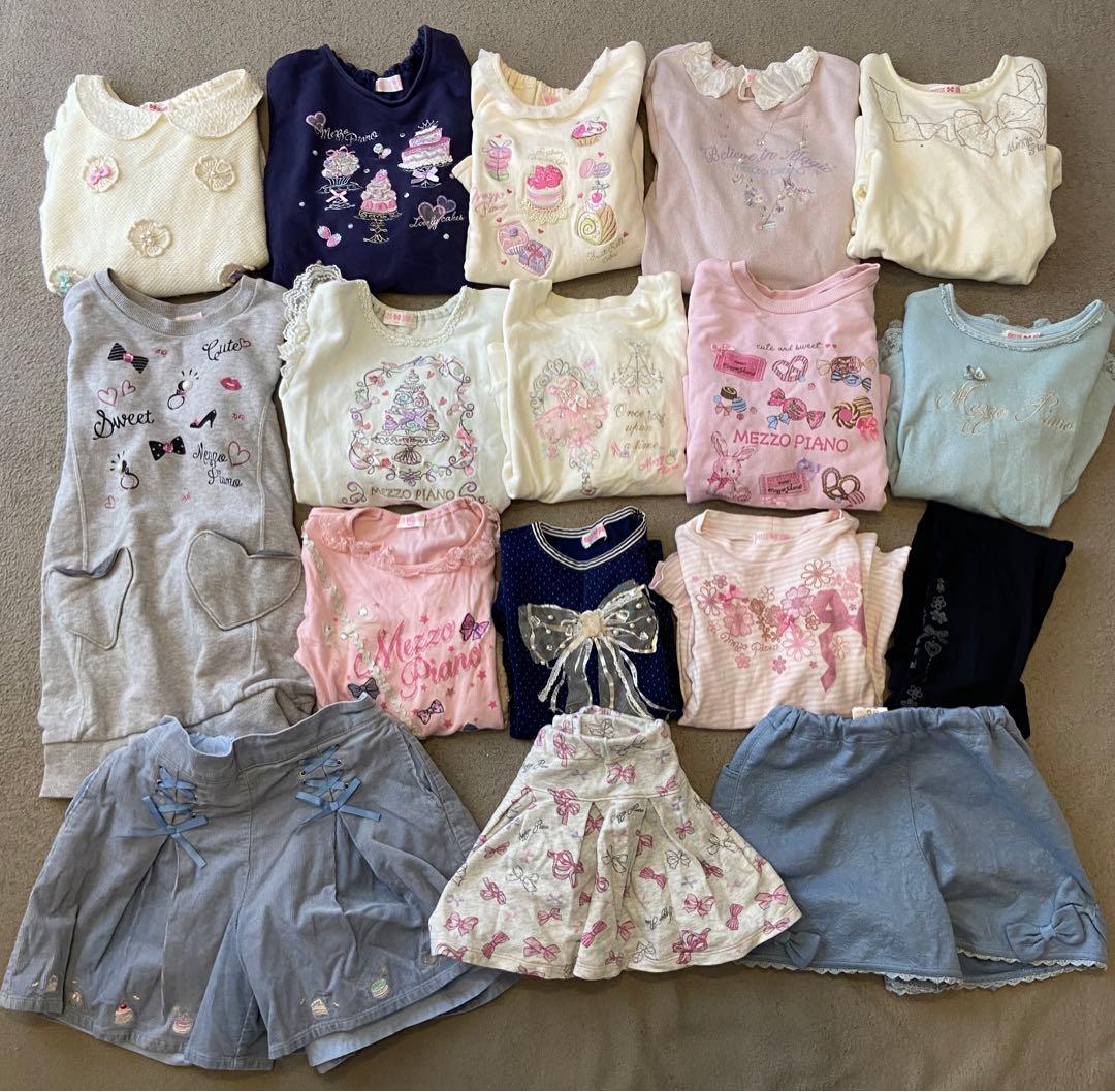 T*a様 メゾピアノ　トレーナー セーター ロンT ショーパン 秋冬 17点 1