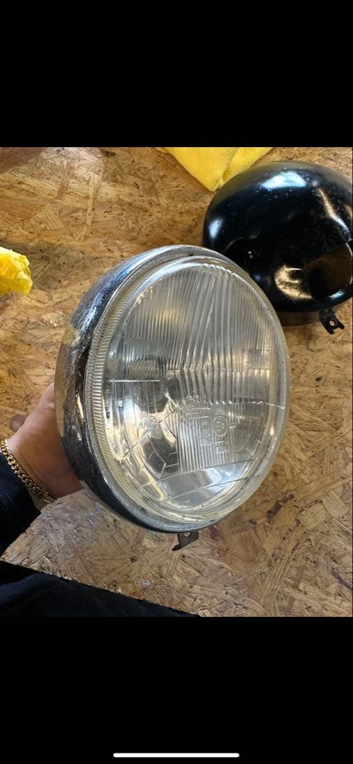 シビエ凹みヘッドライト　当時物　希少