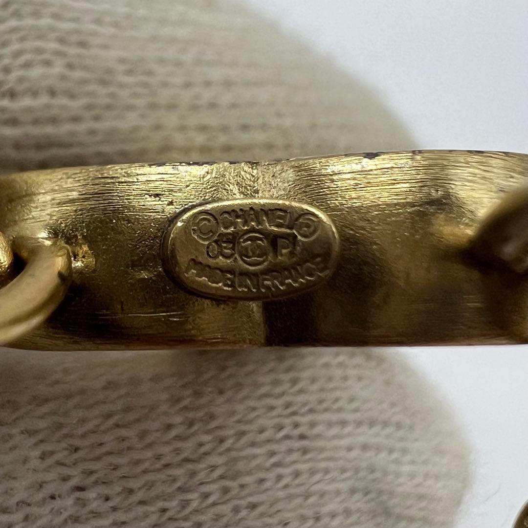 【極美品】シャネル ネックレス ココマーク パールモチーフ 03P ゴールド