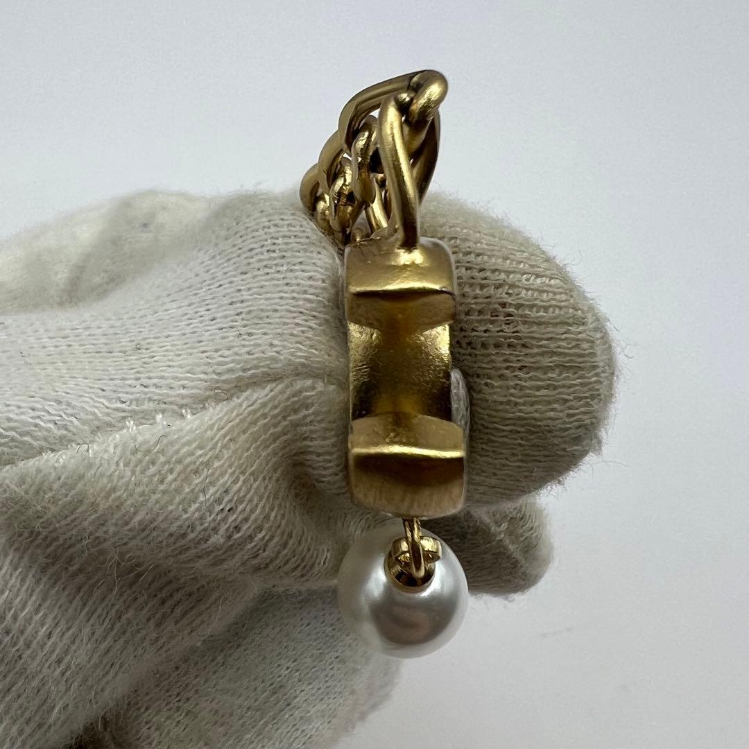 【極美品】シャネル ネックレス ココマーク パールモチーフ 03P ゴールド