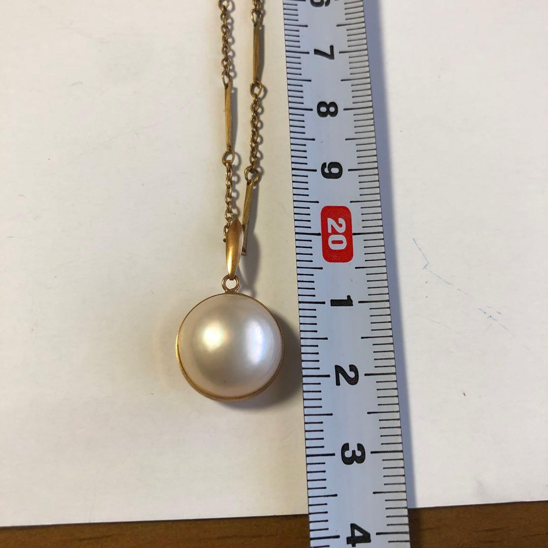本真珠　ネックレス　大粒　パールネックレス