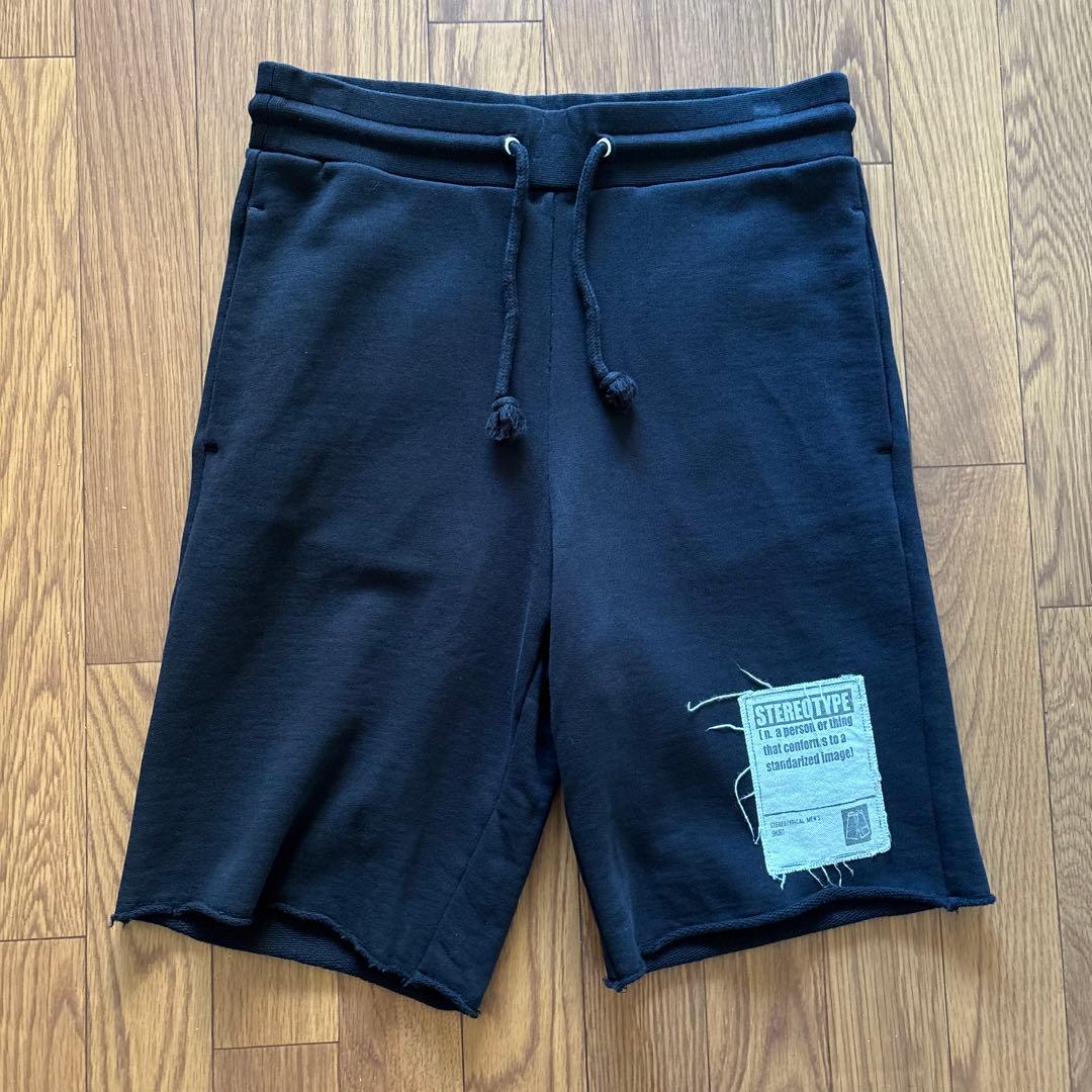 MaisonMargiela STEREOTYPE スウェットショートパンツ 黒