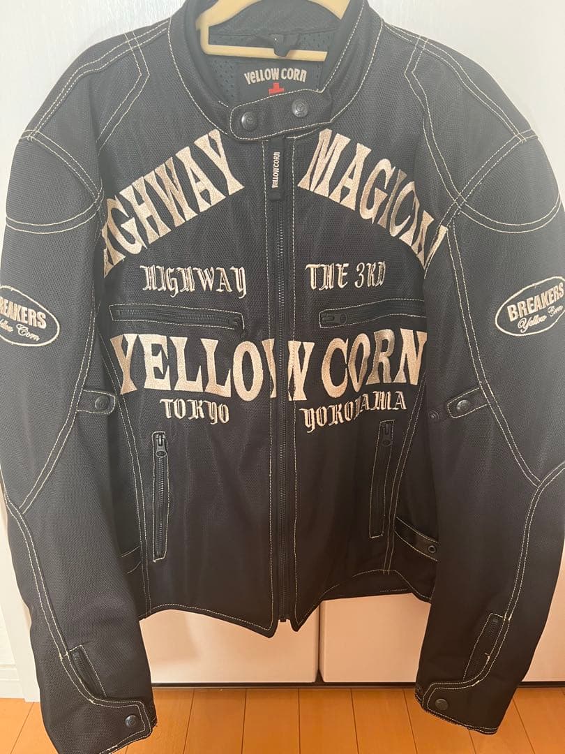 YELLOW CORN バイクジャケット メッシュ裏地