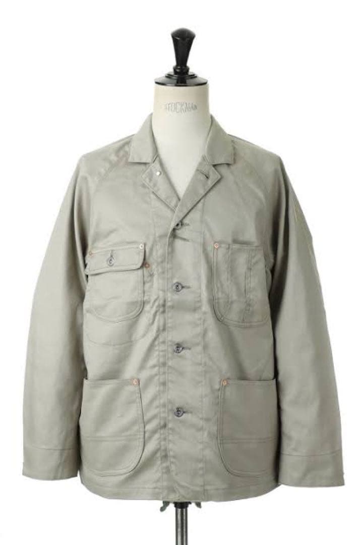 ジャケット・アウター SUGARHILL HERRINGBONE COVERALLS-KHAKI-
