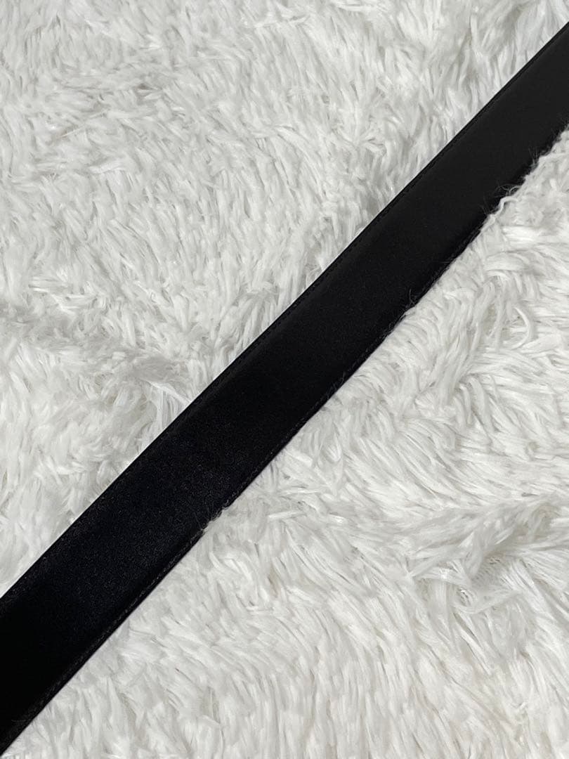 CELINE セリーヌ 馬車バックル 本革　レザーベルト ブラック ゴールド