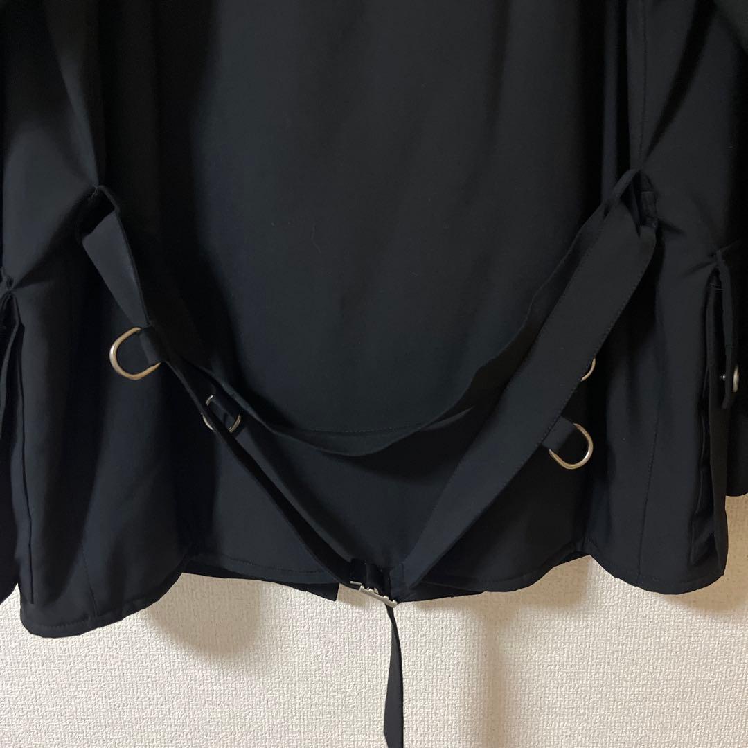 GUCCI ミリタリージャケット ブラック 40 グッチ　ジャンバー　アウター