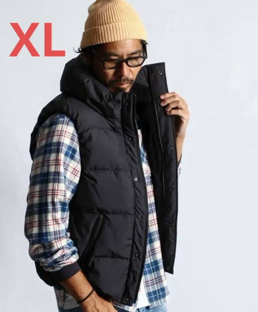 ダファー　ボリュームネック ダウンベスト　XL