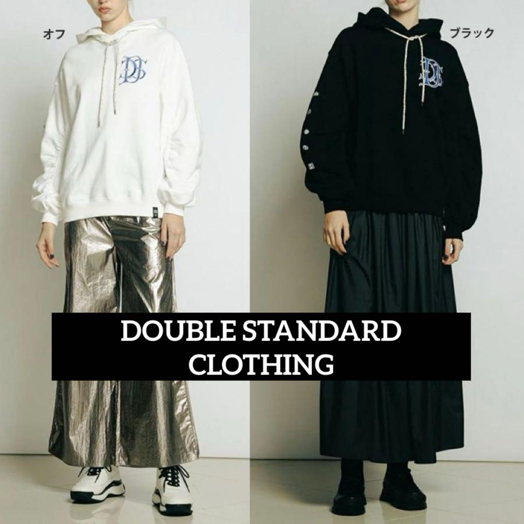 タグ付新品★ダブルスタンダードクロージング ラメスピンドル パーカー ブラック
