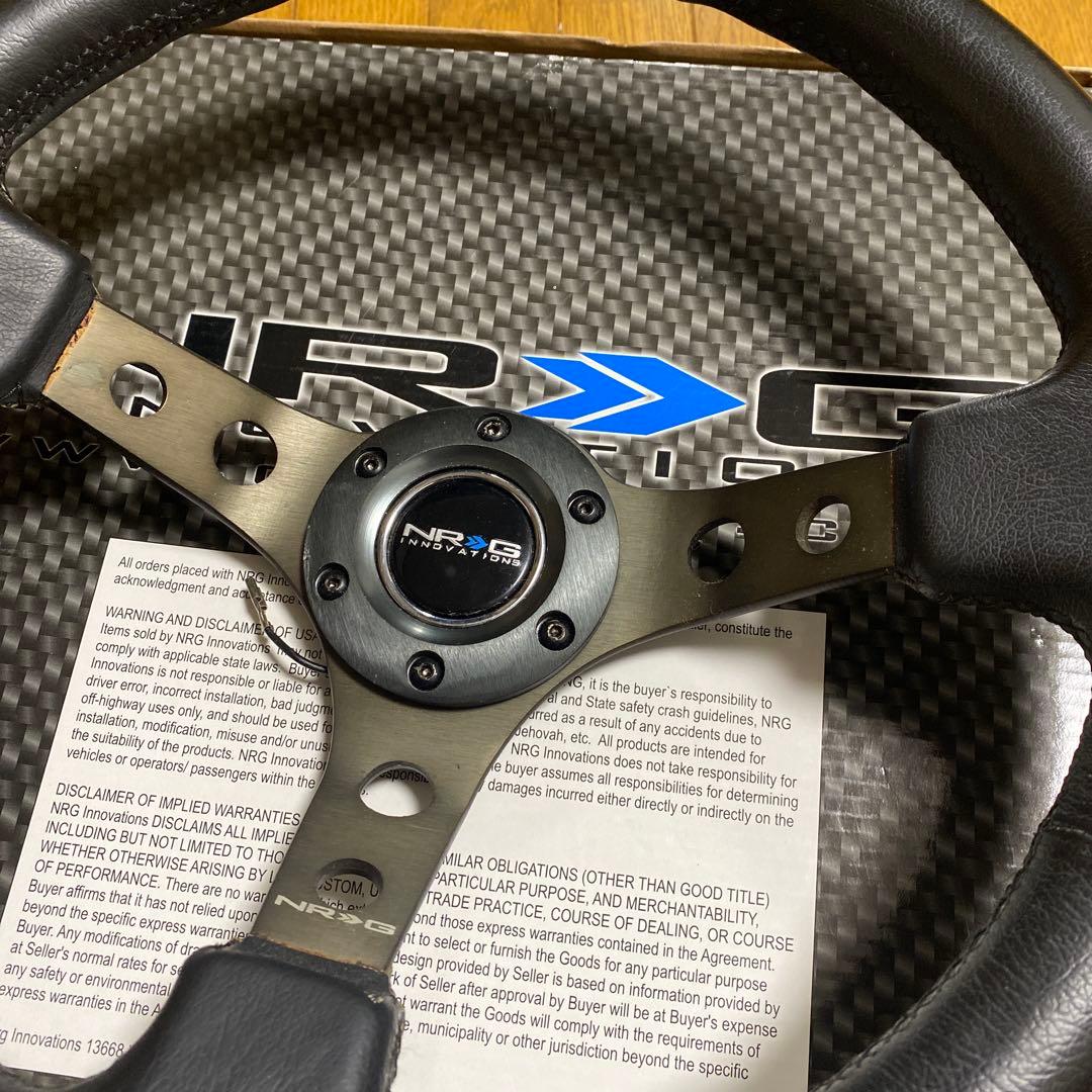 NRG Innovations RST-006BK 350mm ステアリング