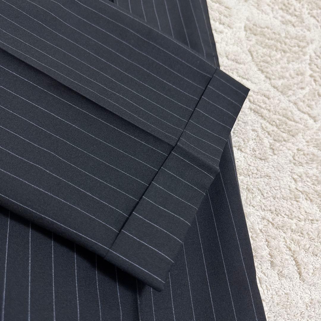 の*い様 【美品】バーバリーブラックレーベル セットアップ ブラック ストライプ