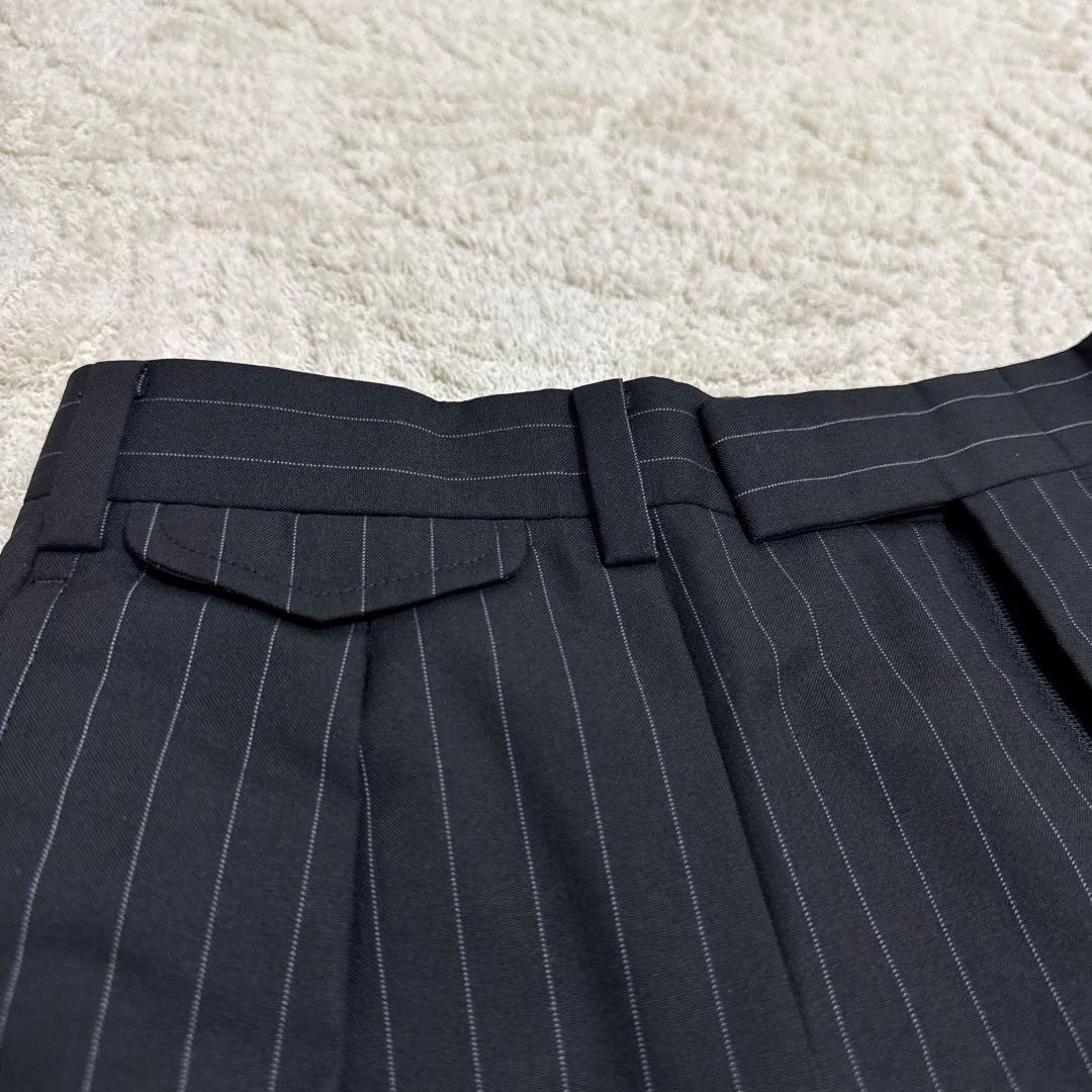 の*い様 【美品】バーバリーブラックレーベル セットアップ ブラック ストライプ