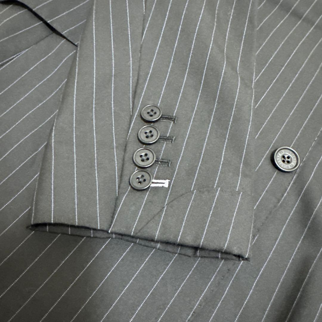 の*い様 【美品】バーバリーブラックレーベル セットアップ ブラック ストライプ