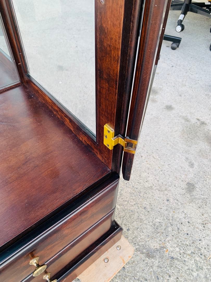 (滋賀県内のみ) キュリオケース ガラスキャビネット