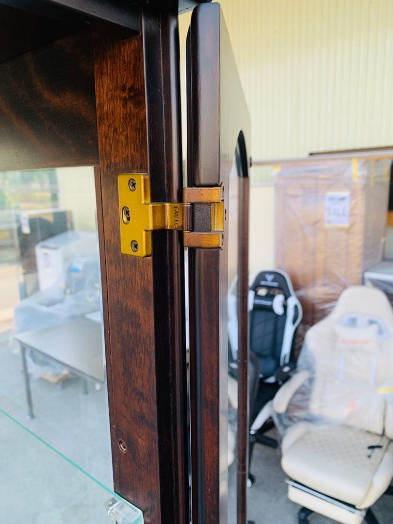 (滋賀県内のみ) キュリオケース ガラスキャビネット