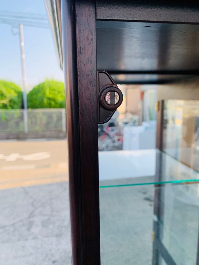 (滋賀県内のみ) キュリオケース ガラスキャビネット