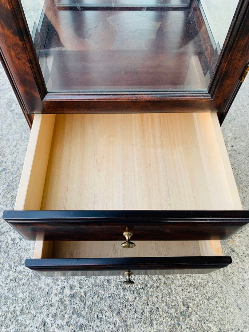 (滋賀県内のみ) キュリオケース ガラスキャビネット