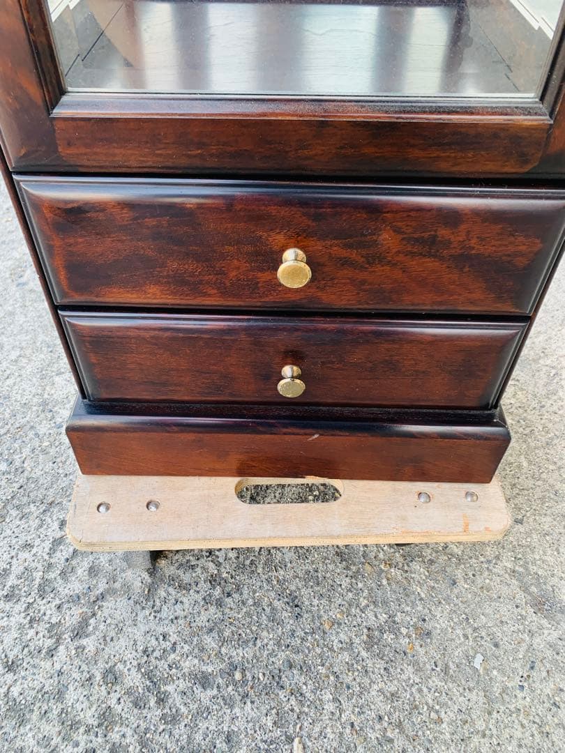 (滋賀県内のみ) キュリオケース ガラスキャビネット