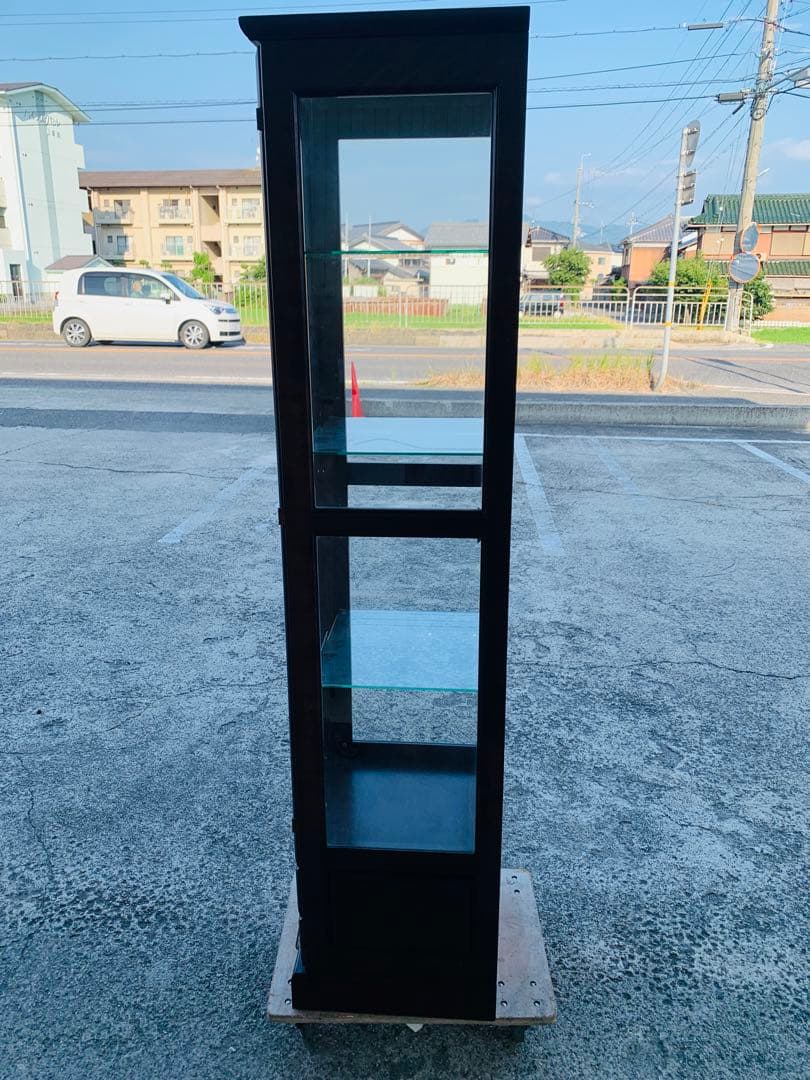 (滋賀県内のみ) キュリオケース ガラスキャビネット