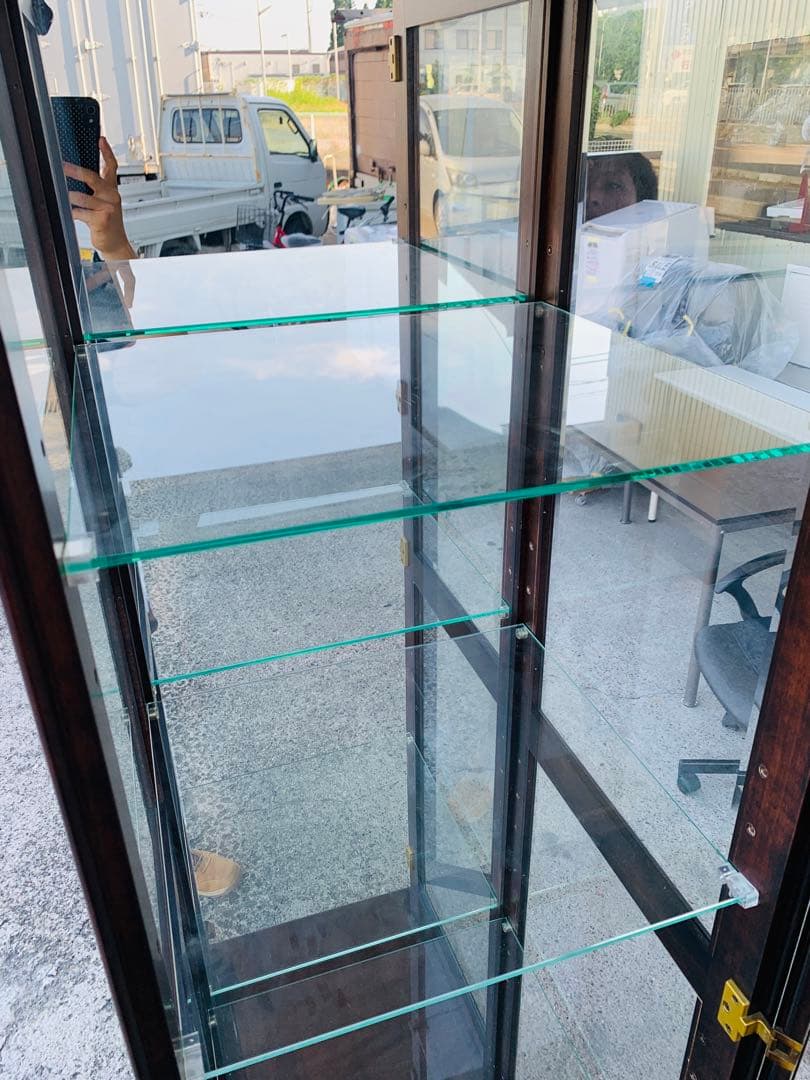 (滋賀県内のみ) キュリオケース ガラスキャビネット