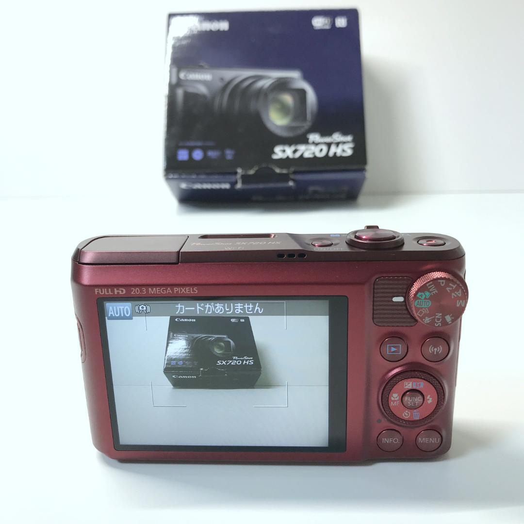 【極美品】 キヤノン Canon PowerShot SX720 HS レッド