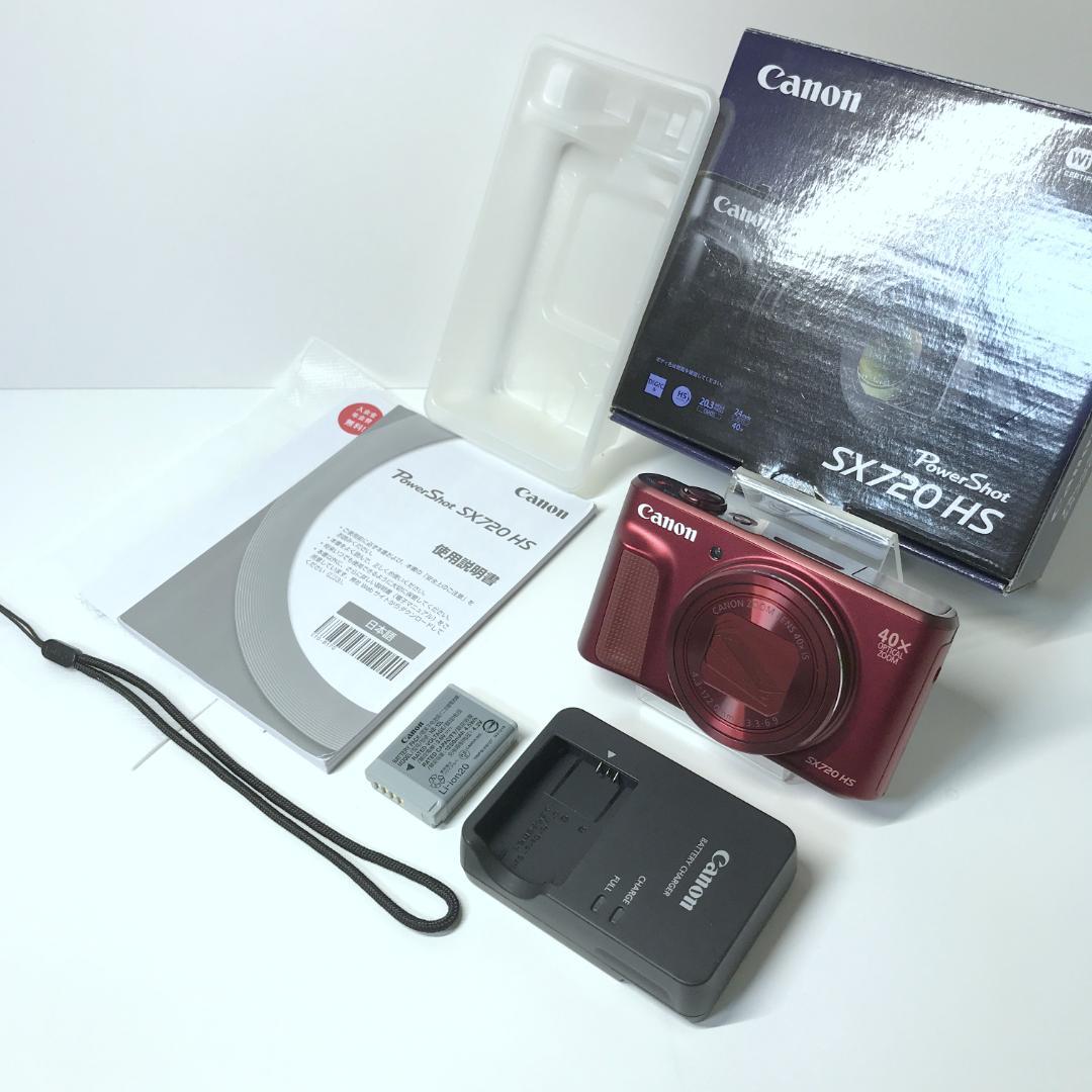 【極美品】 キヤノン Canon PowerShot SX720 HS レッド