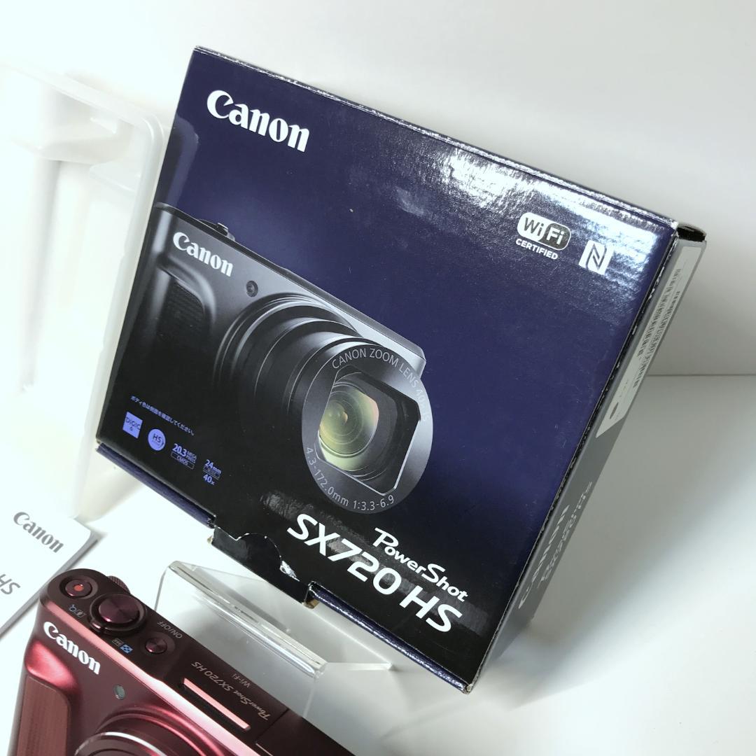 【極美品】 キヤノン Canon PowerShot SX720 HS レッド