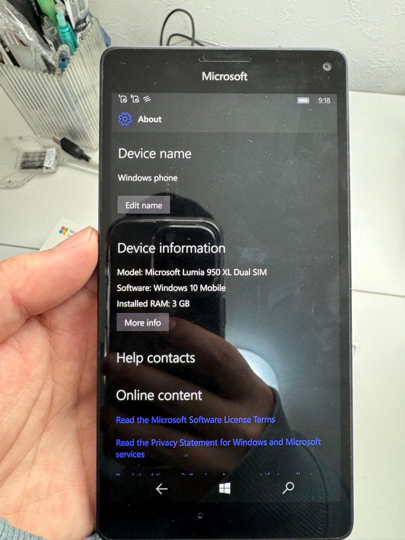 Microsoft Lumia 950 XL Dual SIM 箱・付属品あり