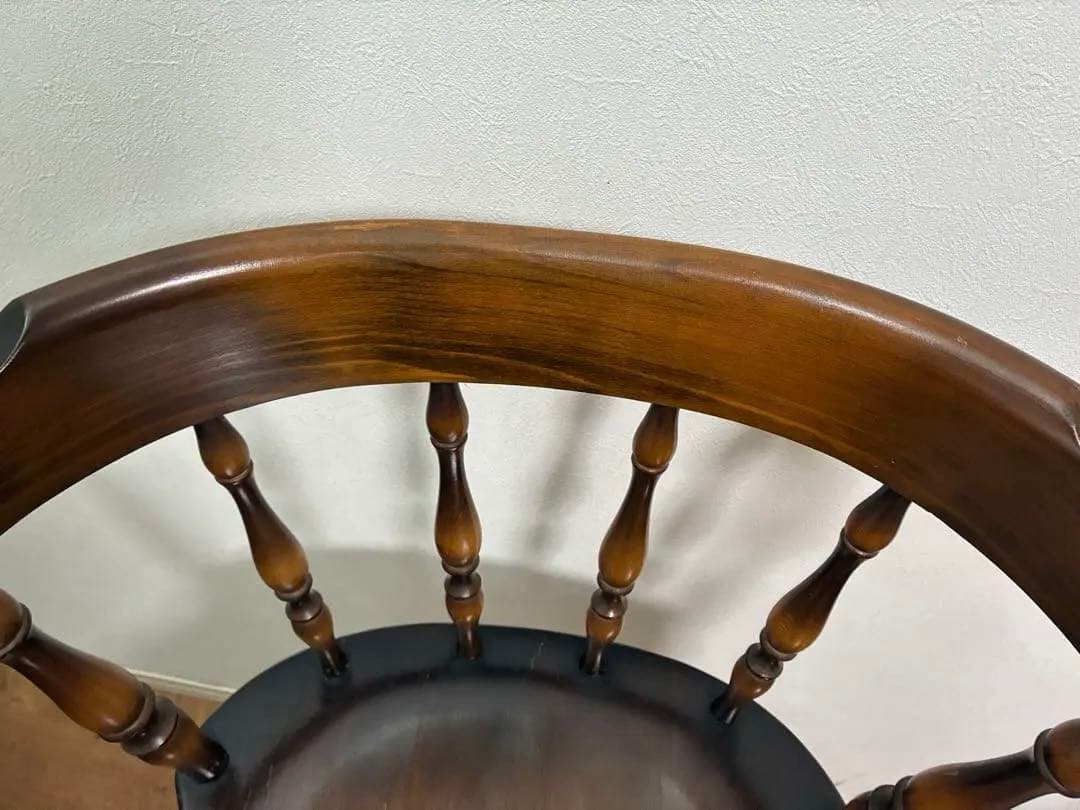 飛騨産業　キツツキマーク ハイチェア　カウンターチェア 回転椅子②