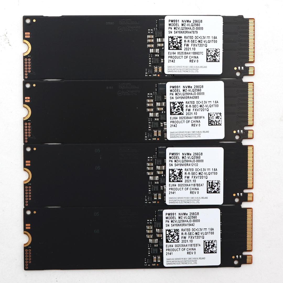 PM991 NVMe 256GB M.2 SSD 4枚セット【①0121】