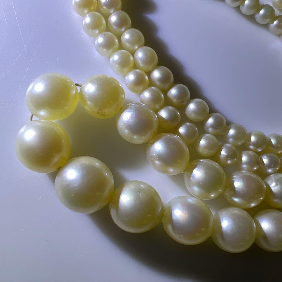 MIKIMOTO刻印　ミキモト本真珠ネックレス　11g 東Y8-0123☆2F