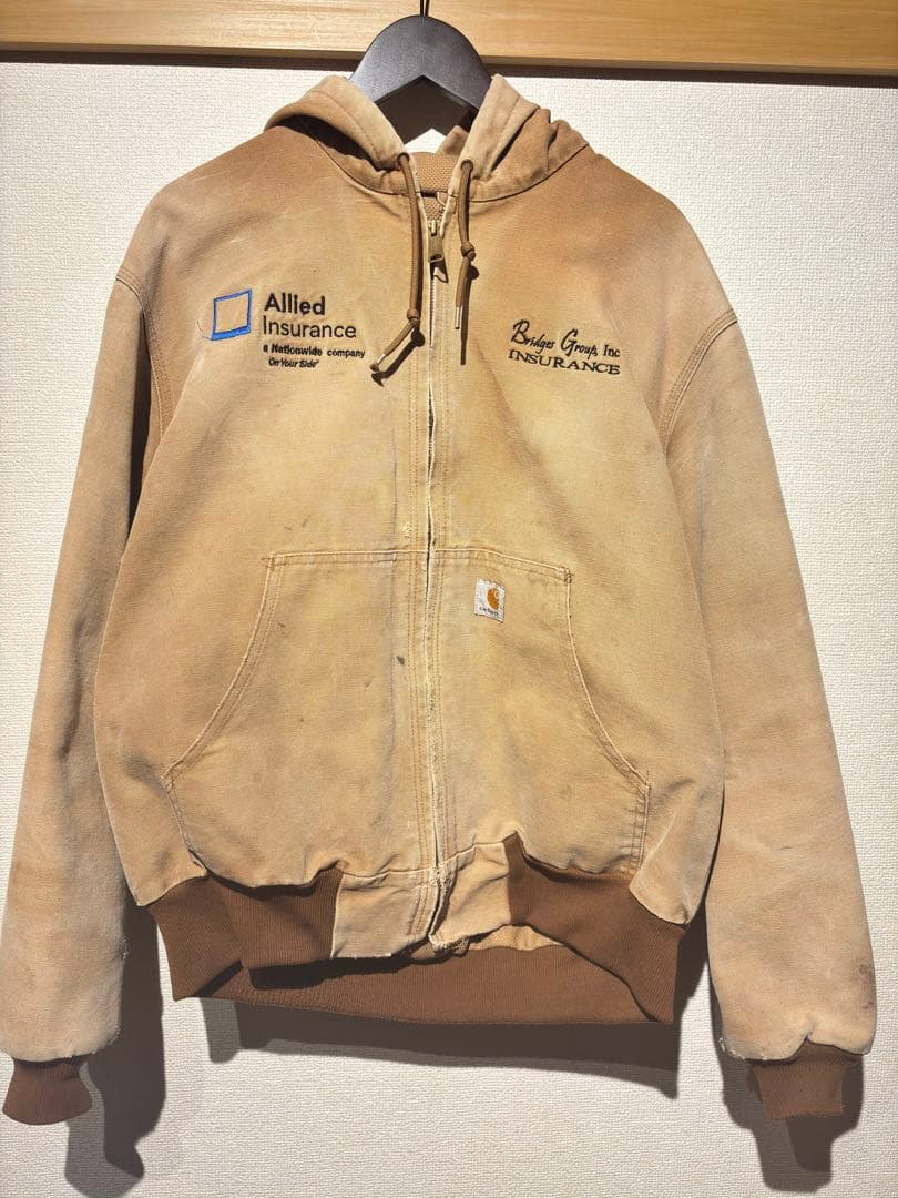 【00's carhartt 】アクティブジャケット ブラウン
