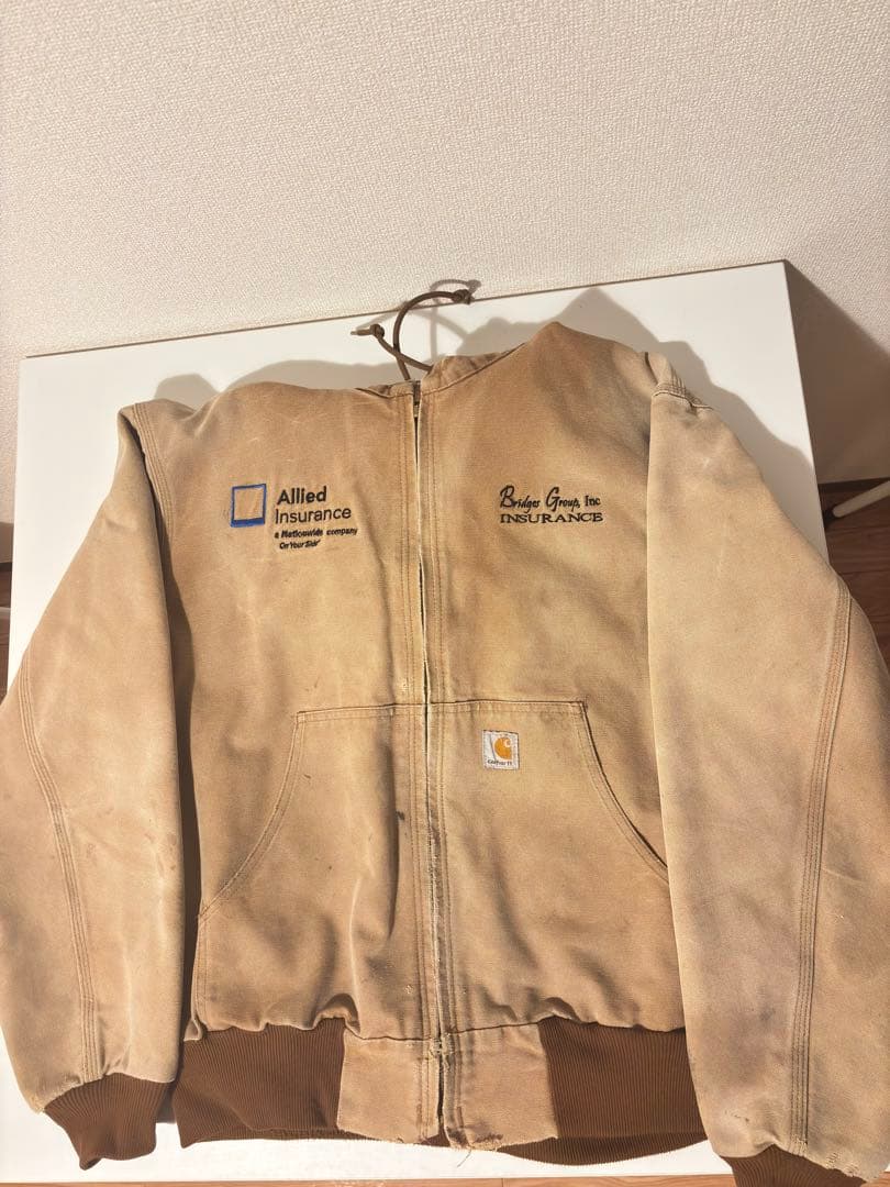 【00's carhartt 】アクティブジャケット ブラウン