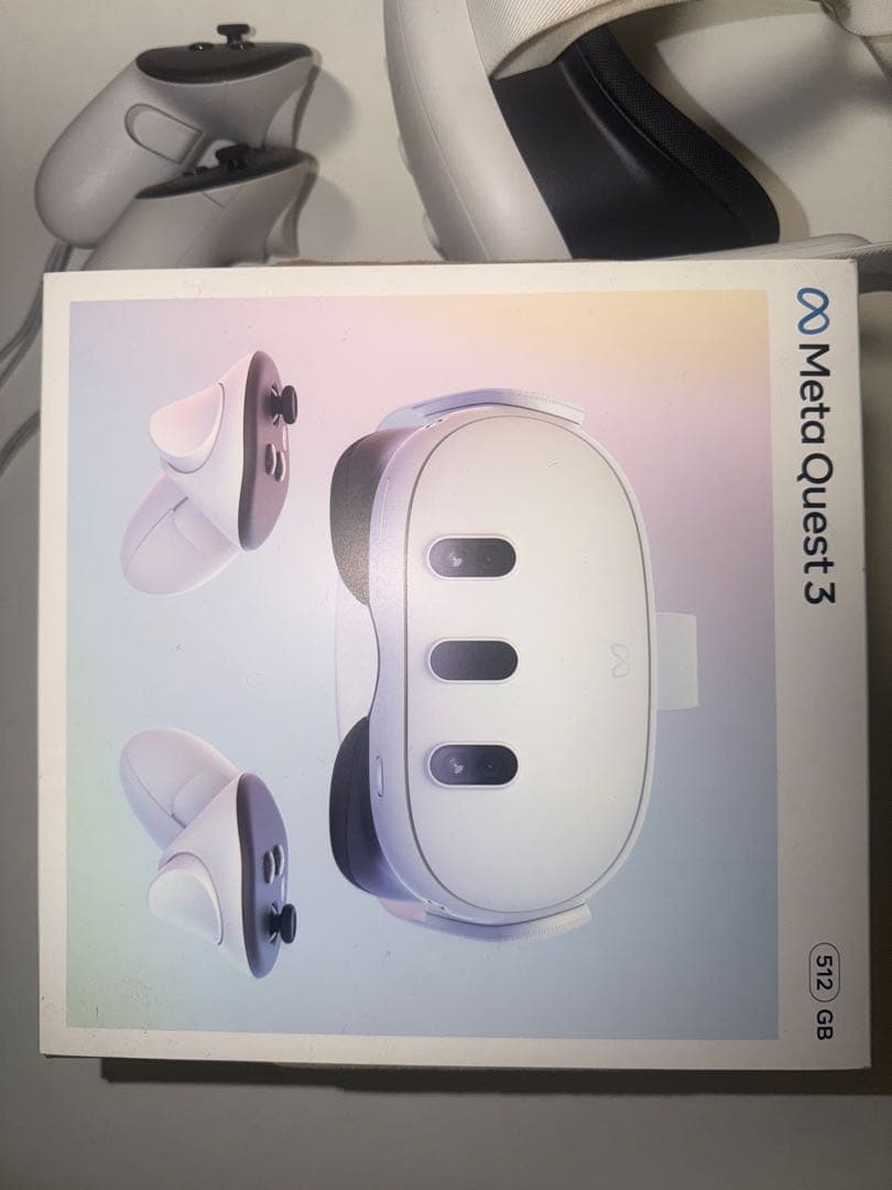 h*n様 【極美品・箱あり】 Quest 3（512GB）純正パッド未使