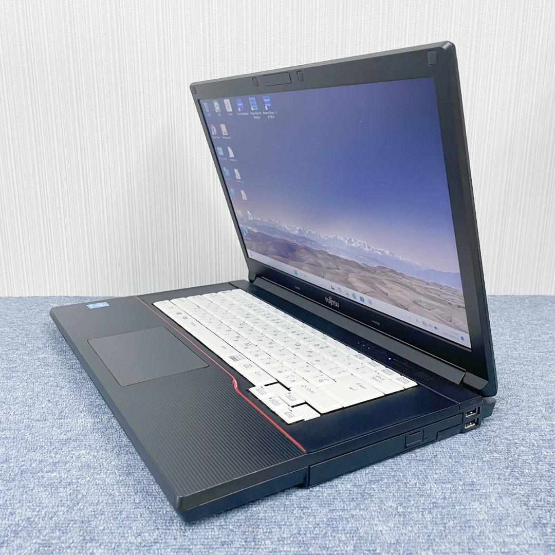 富士通　i5　ノートパソコン　Windows11　オフィス付き　爆速SSD搭載