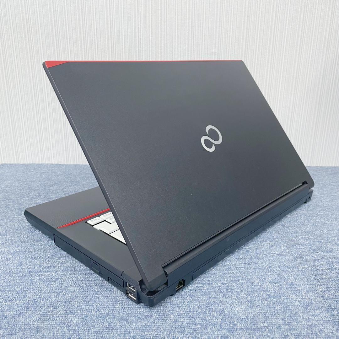 富士通　i5　ノートパソコン　Windows11　オフィス付き　爆速SSD搭載