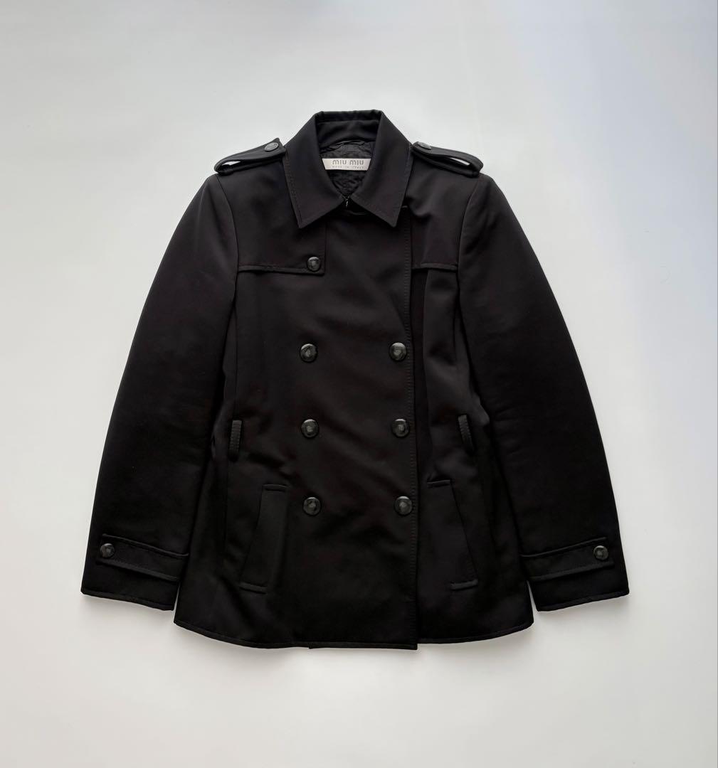 ジャケット・アウター MIU MIU Double Breasted Coat IT 40