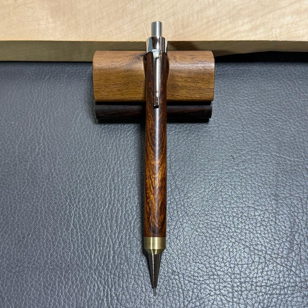 123デザートアイアンウッド　木製シャーペン　強低重心R 真鍮